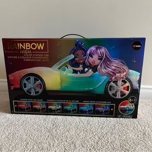 Brand new Rainbow High Colour Change Car